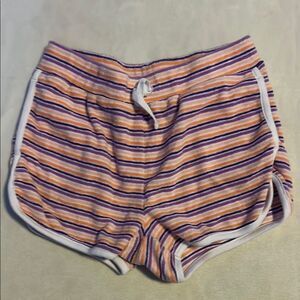 Janie and Jack Purple and Orange Relaxed Fit Shorts